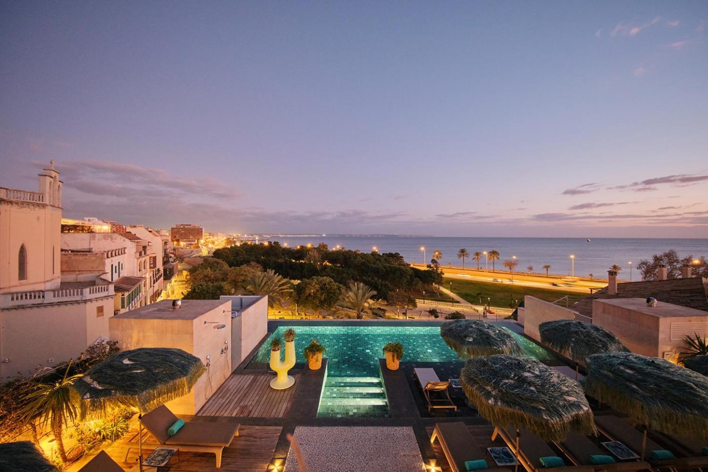 El Llorenc Parc De La Mar - Adults Only Palma de Mallorca Exterior photo View of the sea from the hotel